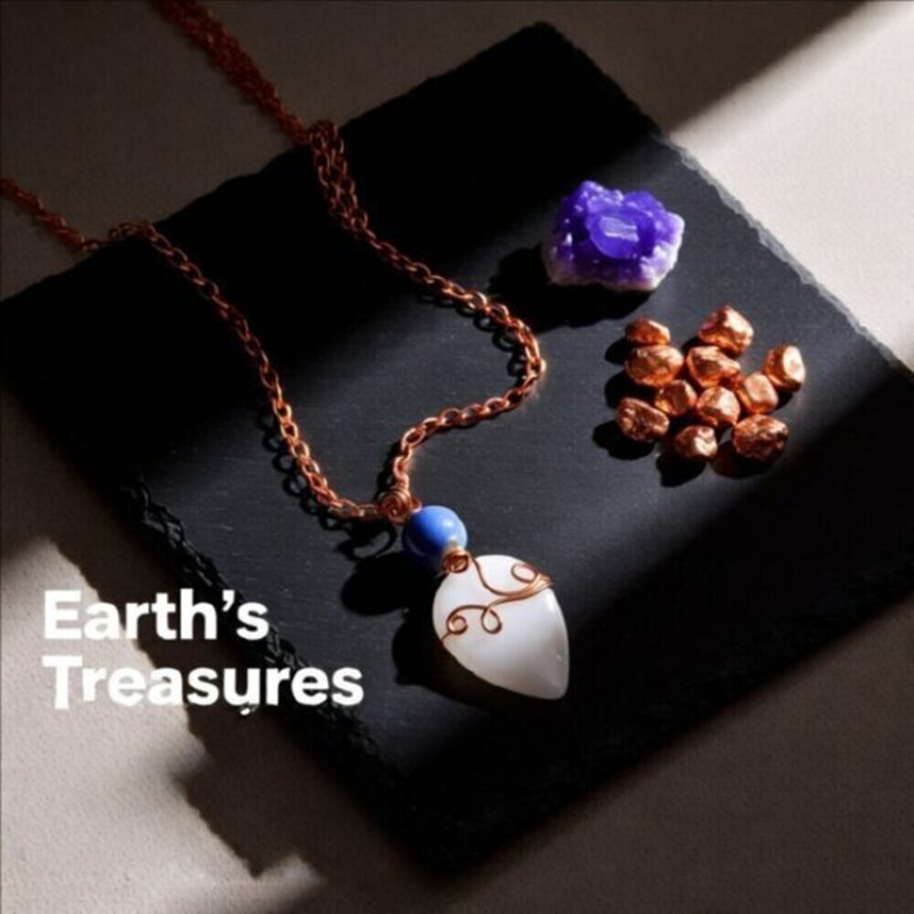 Uniquely Handmade | Feminine | One-of-a-kind Wire Wrapped Boho Pendant Necklace